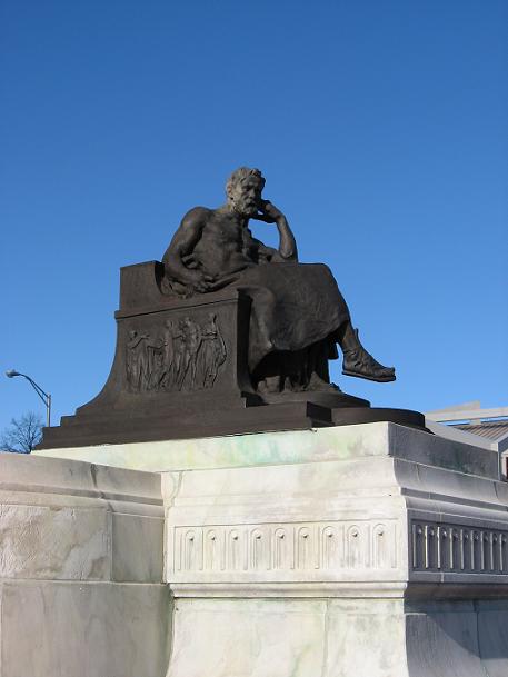 In front of the Essex County Courthouse.