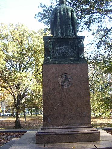 From Behind. Perhaps the stolen plague was the seal of Newark or New Jersey